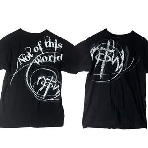Not Of This World NOTW T Shirt Mens Size Large Christian Jesus Grunge Streetwear